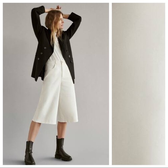 NWT. Massimo Dutti Cream Skort/Trousers. Size 10. - Picture 1 of 7